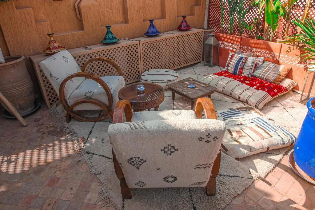 Terrace, Riad Melhoun & Spa, Marrakech