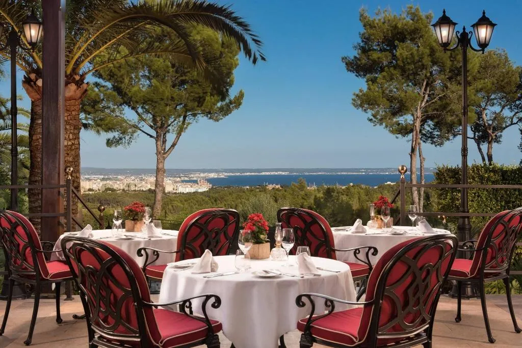 Restaurant, Castillo Hotel Son Vida, Majorca
