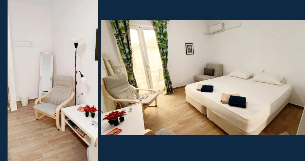 TRIPLE TWO KING BEDS Room, Karavaki Apartments, Zante
