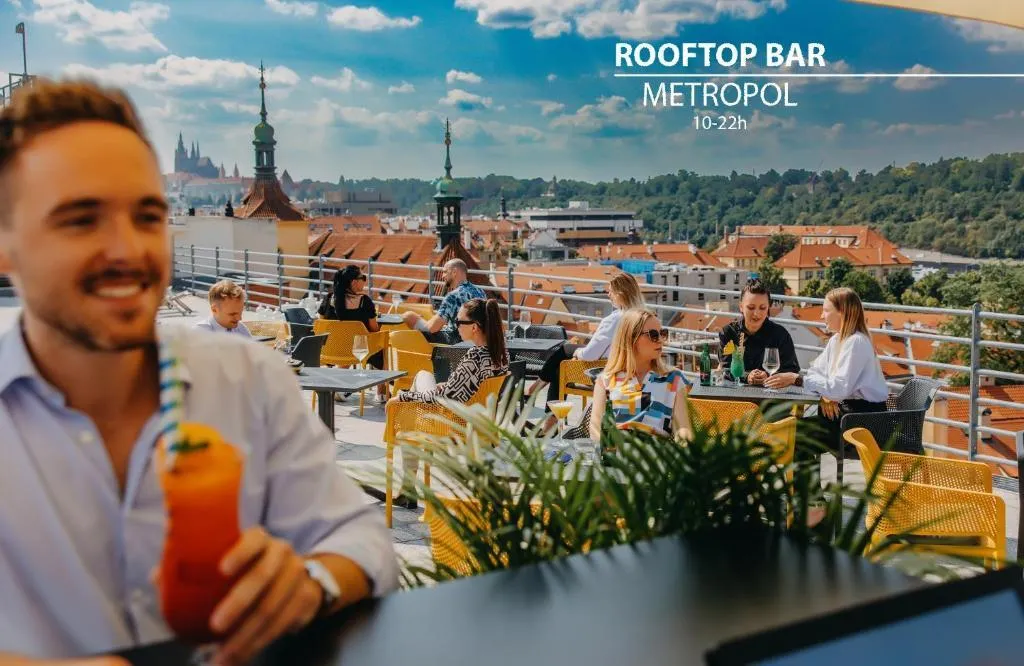 Terrace, Metropolitan Old Town - Czech Leading Hotels, Prague
