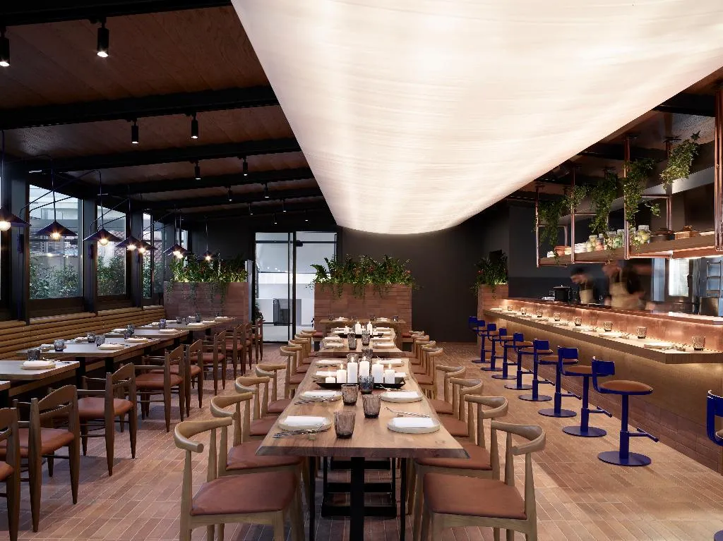 Restaurant, The Editor Hotel, Athens