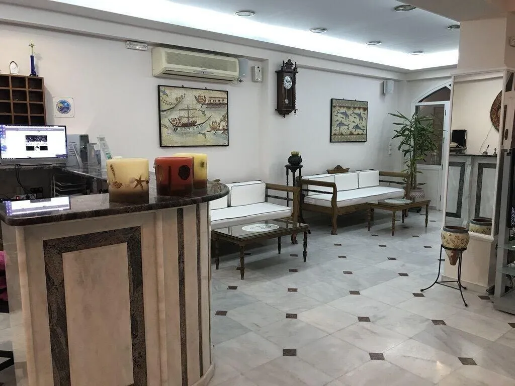 Lobby, Dioskouri Art Villas, Santorini