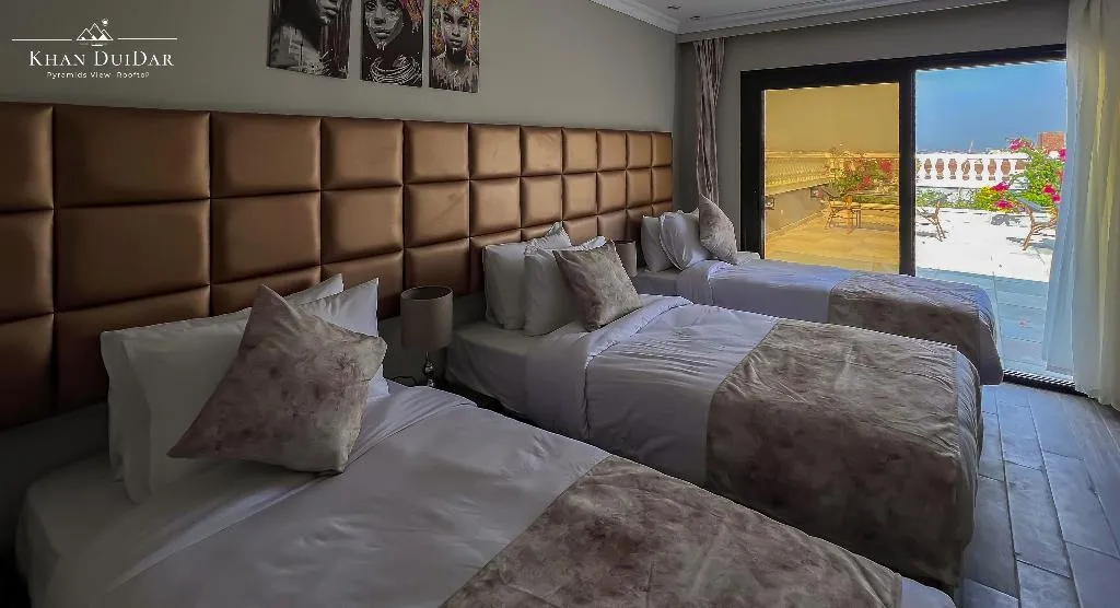 QUADRUPLE ONE BEDROOM ONE BATHROOM Room, Khan Duidar Inn - Pyramids View Rooftop, Cairo