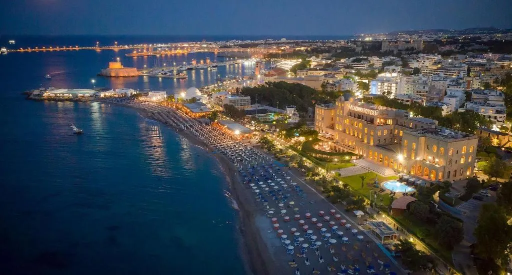 General view, Grande Albergo Delle Rose, Rhodes