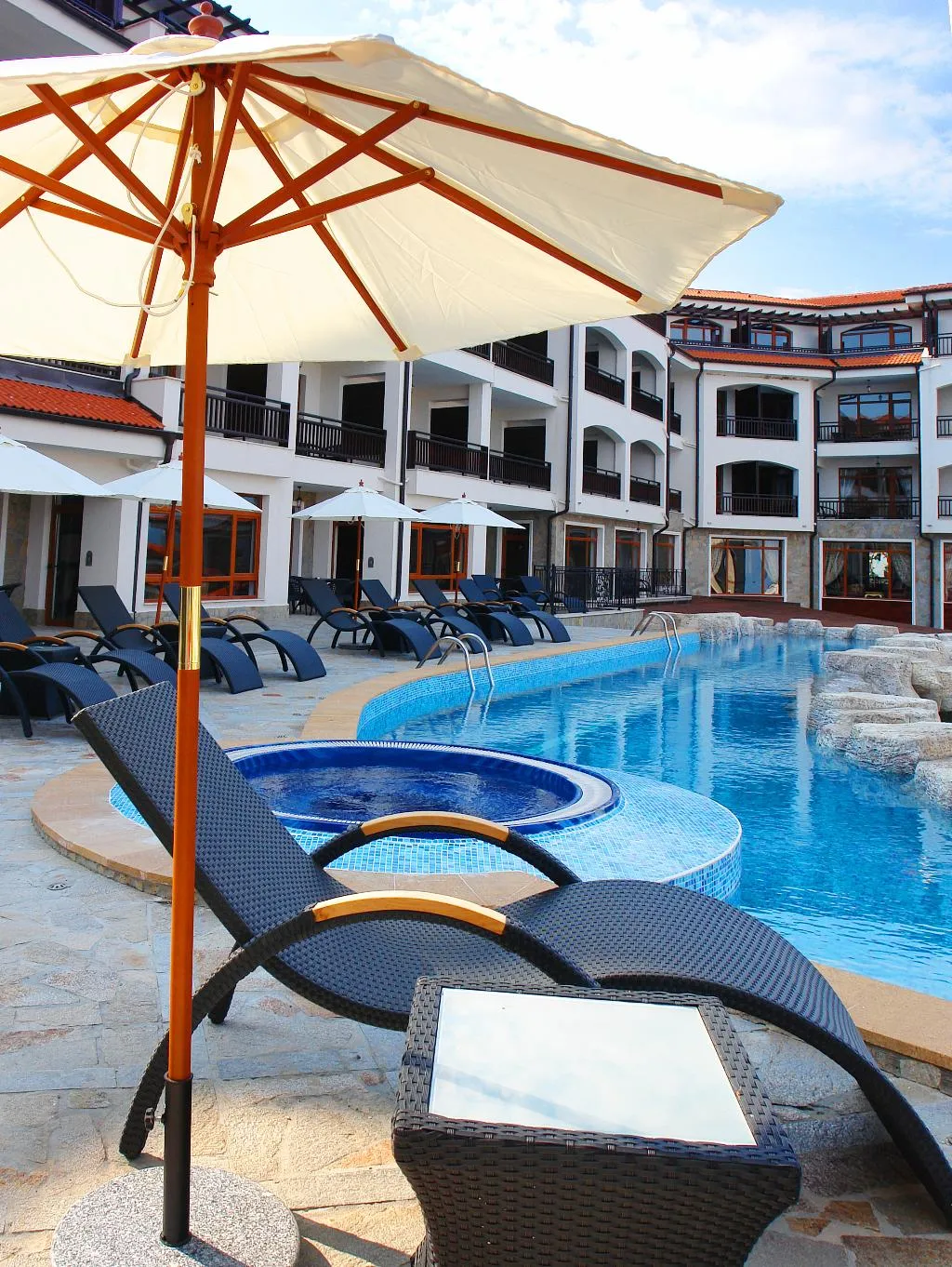 Terrace, The Vineyards Spa Resort, Bourgas