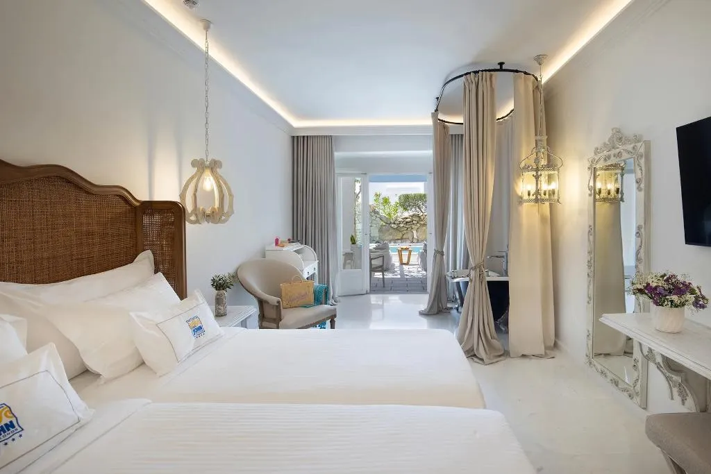 SUITE TWO BEDROOMS WITH AIR CONDITIONING Room, Saint John Hotel Villas & Spa, Mykonos