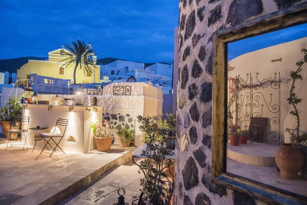 Terrace, Heliophos Boutique Caves, Santorini