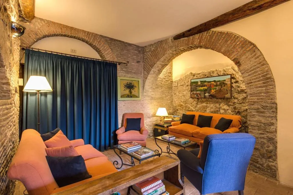 Lobby, Hotel Santa Maria, Rome