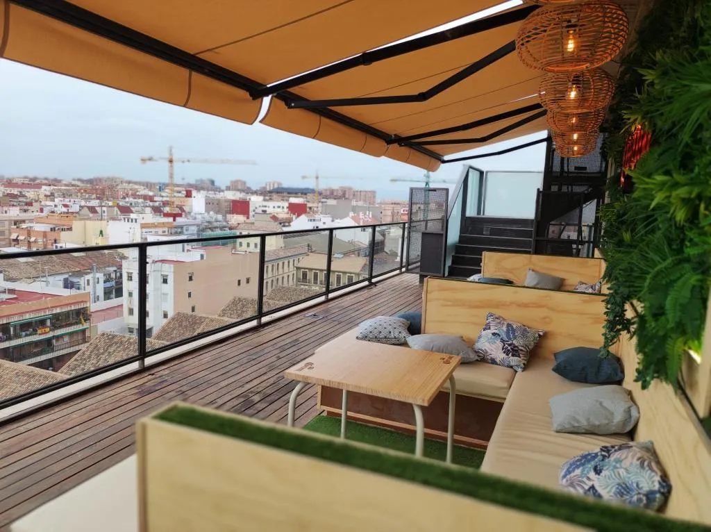 Terrace, Hotel Atarazanas, Valencia