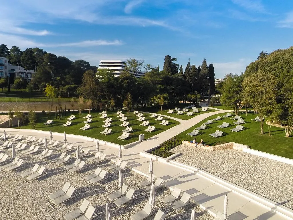 Beach, Monte Mulini Adults Exclusive hotel by Maistra, Istria