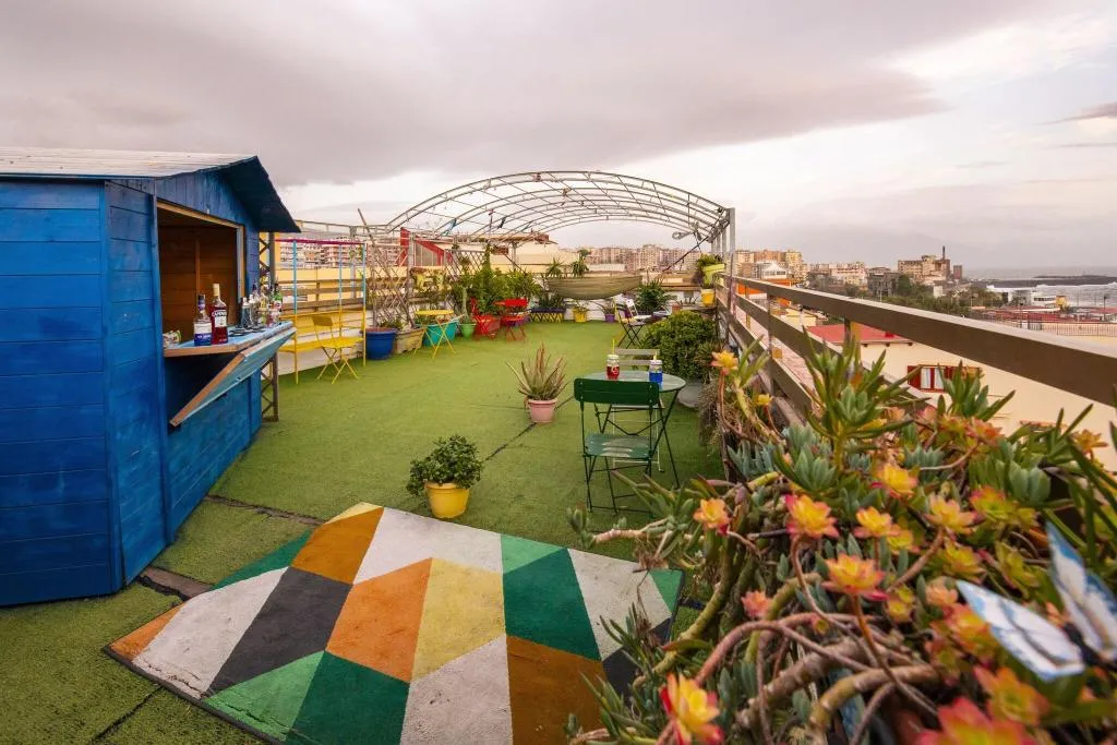 Terrace, Eco Hostel Floreale, Naples