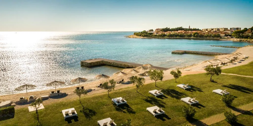 Beach, Aminess Planet Camping Holiday Homes Sirena, Istria