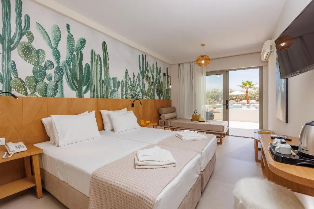 Double or Twin SUPERIOR POOL VIEW Room, Malia Bay Beach Hotel & Bungalows, Crete