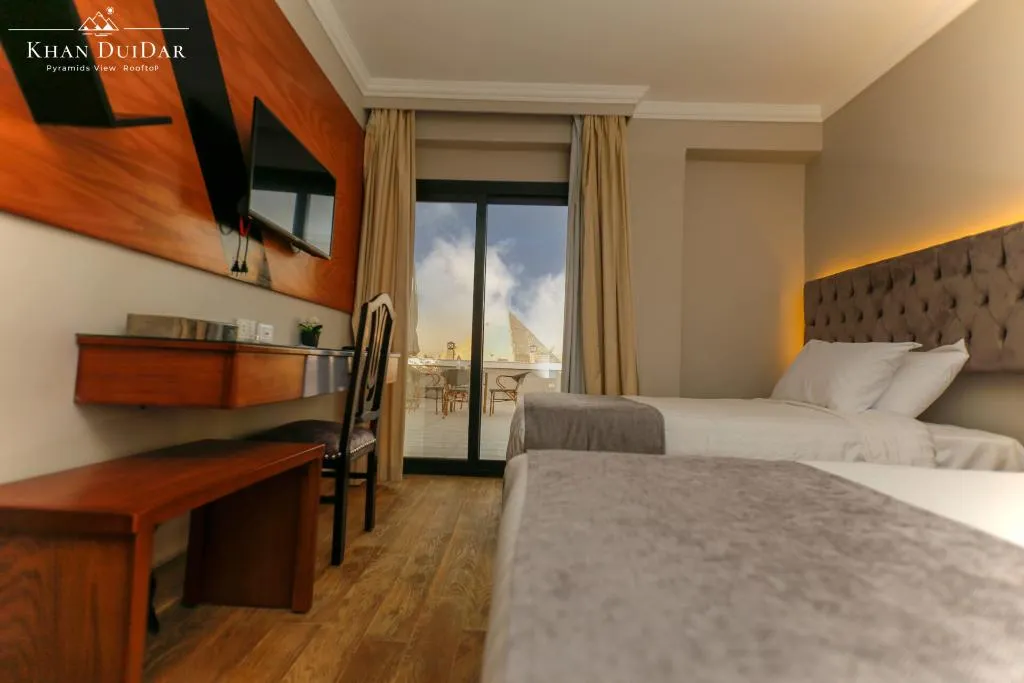 TRIPLE TWO BEDS Room, Khan Duidar Inn - Pyramids View Rooftop, Cairo