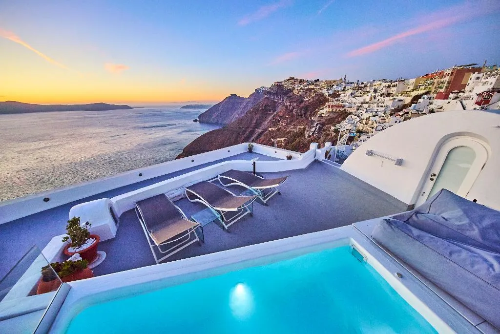 General view, Trieris Villas & Suites, Santorini