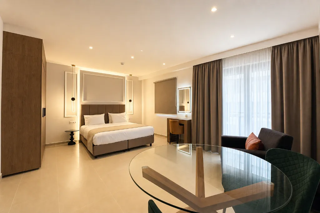 SUITE CAPACITY 4 Room, Philia Center Suites, Rhodes