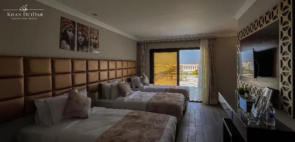 QUADRUPLE ONE BEDROOM ONE BATHROOM Room, Khan Duidar Inn - Pyramids View Rooftop, Cairo