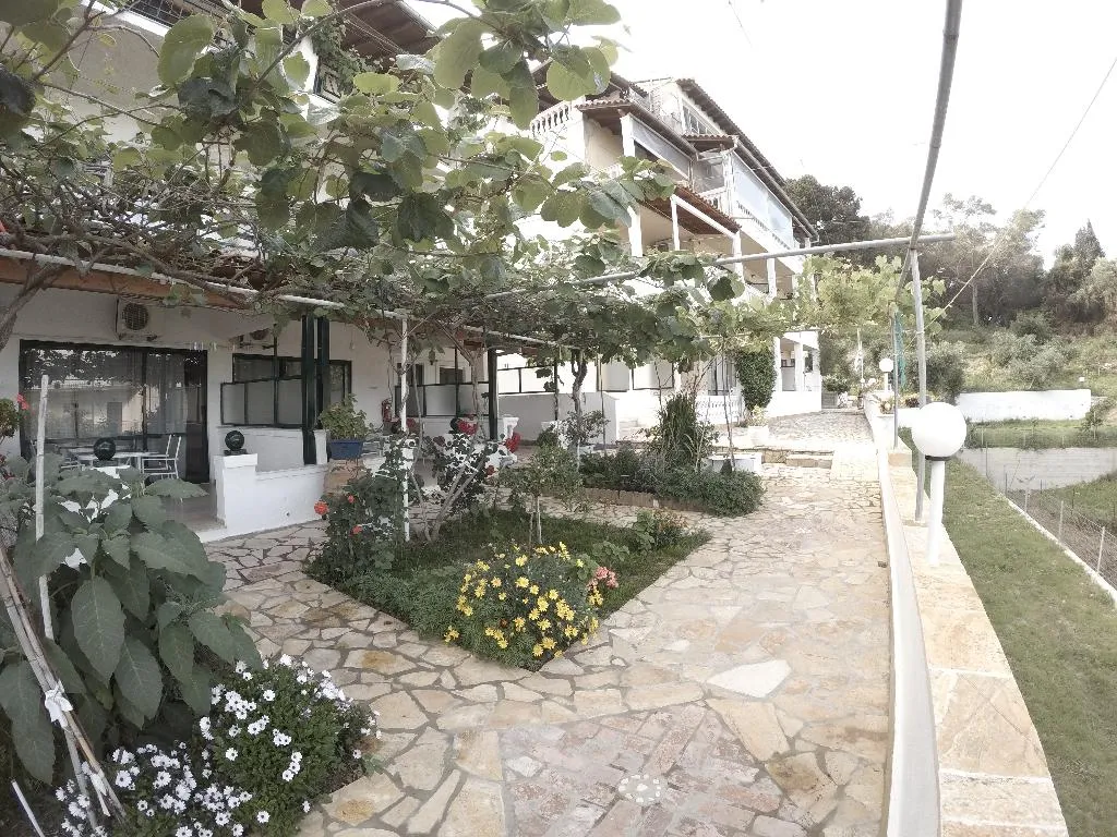 Terrace, Andromaches Holiday apartments, Corfu
