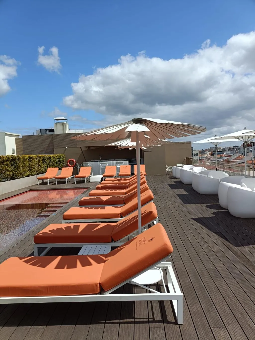 Pool, Lumen Hotel and The Lisbon Light Show, Lisbon