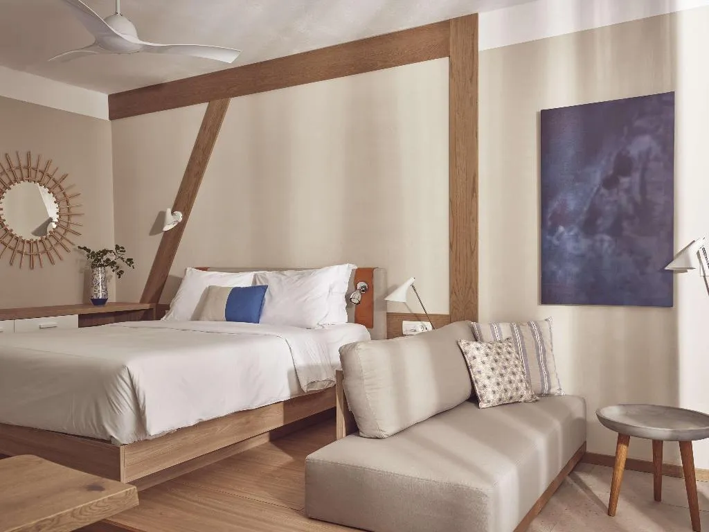 SUITE QUEEN SIZE BED Room, Domes Aulus Elounda, Curio Collection by Hilton, Crete