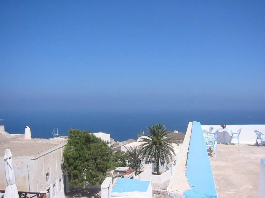 Terrace, Marcos Rooms, Santorini