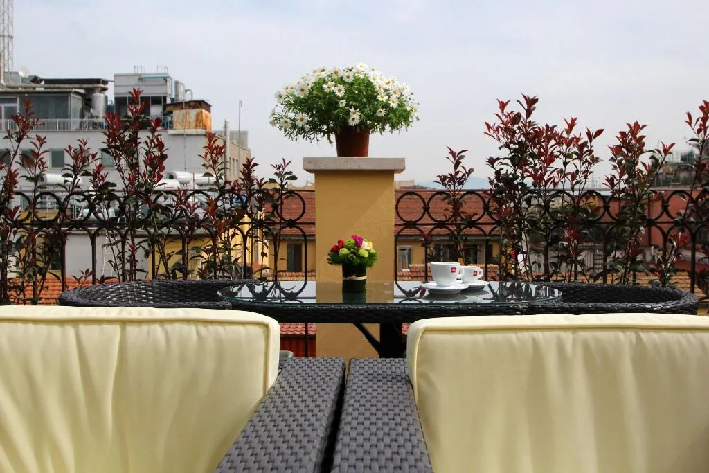 Terrace, Hotel Indipendenza, Rome