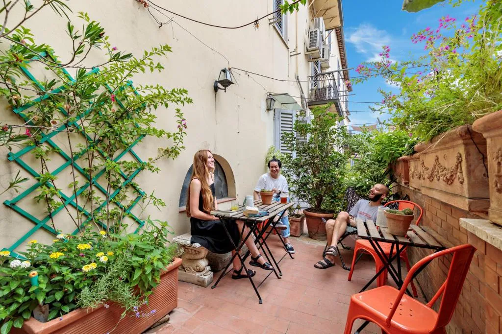 Terrace, Ostello Bello Firenze, Florence