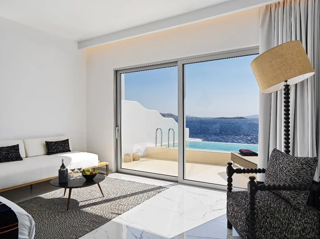 SUITE SEA VIEW CAPACITY 3 Room, Kouros Hotel & Suites, Mykonos