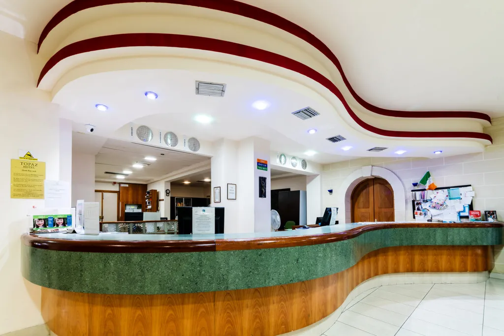 Lobby, Topaz Hotel, Malta