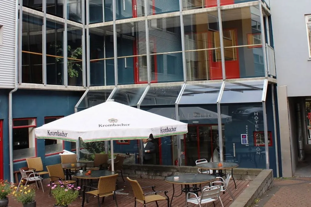 Terrace, Hotel Fron, Reykjavik