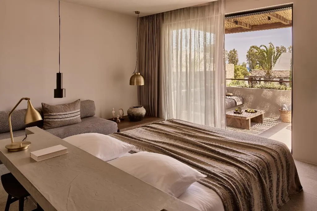 JUNIOR SUITE WITH JACUZZI Room, Theros All Suite Hotel, Kos