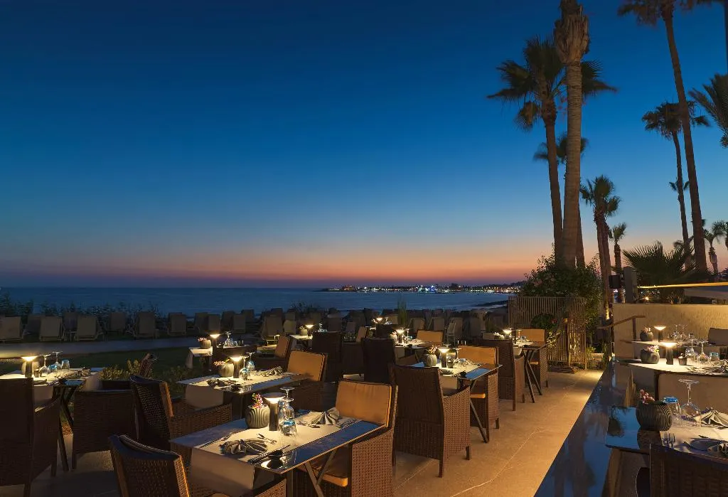 Restaurant, Alexander The Great Beach Hotel, Cyprus