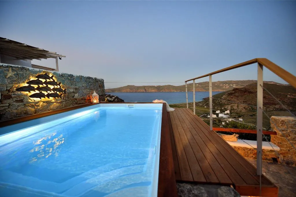 VILLA THREE BEDROOMS WITH PRIVATE POOL Room, Aiolos Villa Mykonos, Mykonos