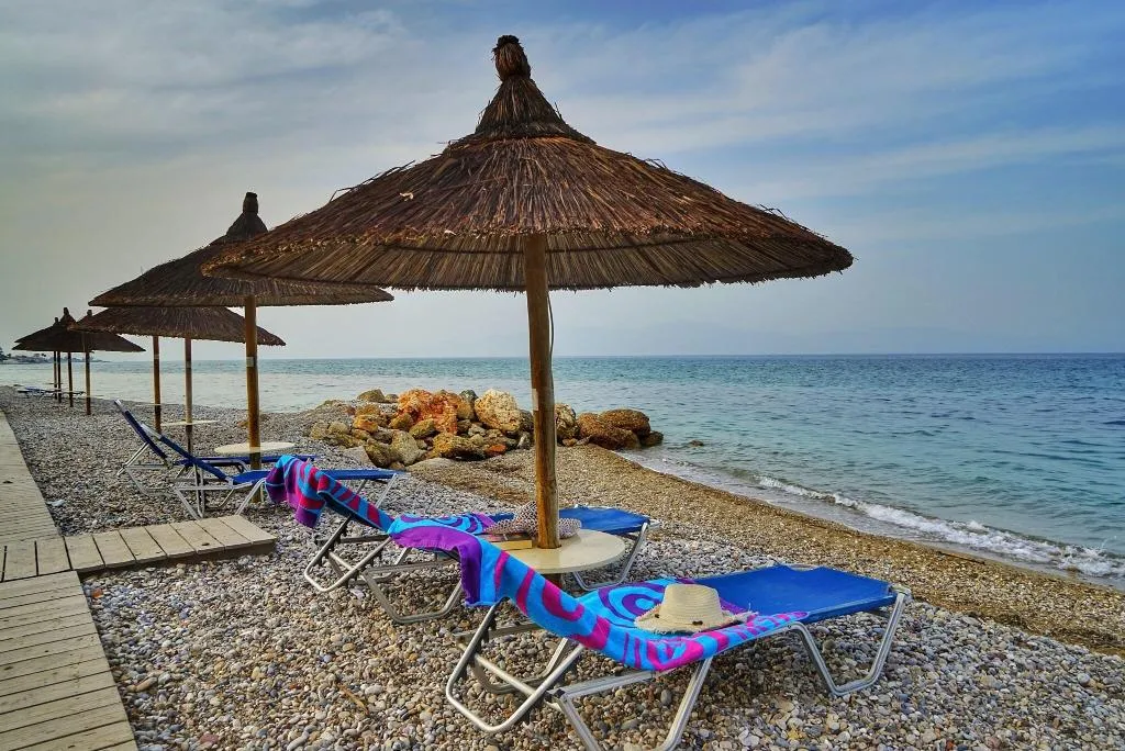 Beach, Kokoni Beach Hotel, Kalamata