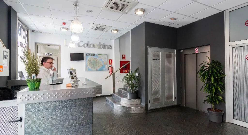 Lobby, Residencial hotelera La Colombina, La Gomera