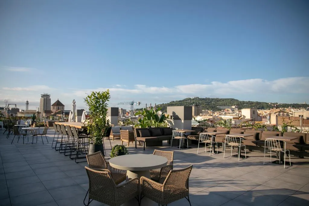 Terrace, Silken Ramblas, Barcelona