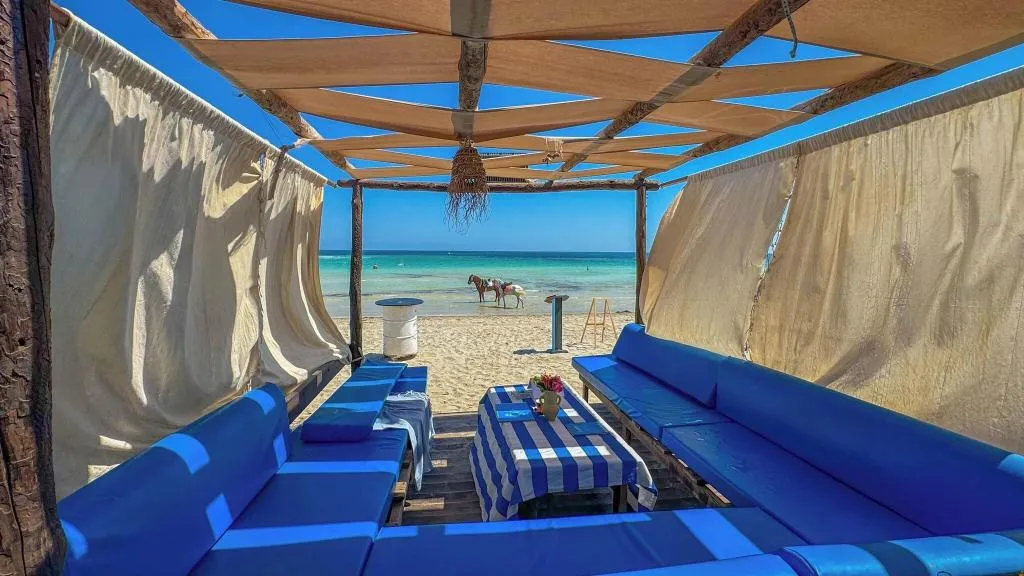 Restaurant, Dar El Bhar, Tunisia