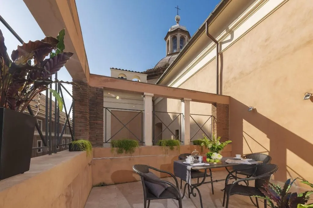 Terrace, Hotel Royal Bissolati, Rome