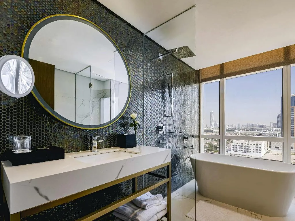 SUITE CITY VIEW KING BED Room, Movenpick Jumeirah Village Triangle, Dubai