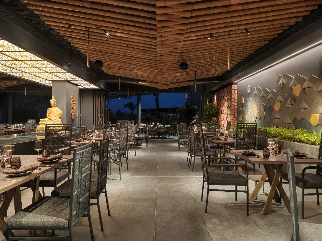 Restaurant, The Tower at St Raphael Resort, Cyprus