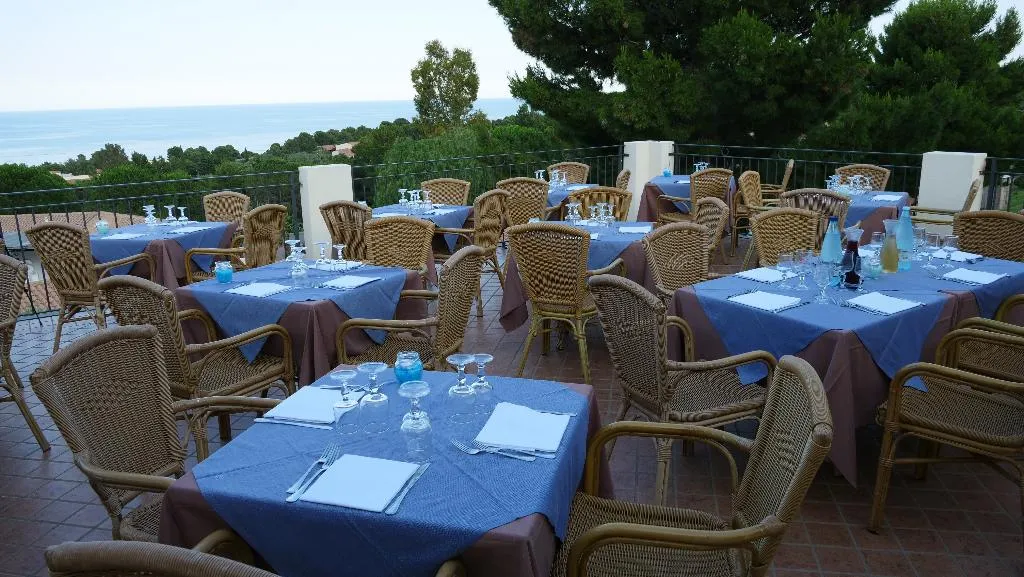 Terrace, Club Esse Cala Gonone Beach Village, Olbia