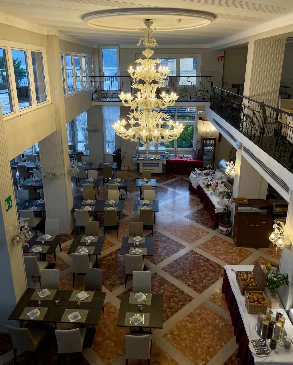 Restaurant, Hotel Bazzoni et Du Lac, Milan