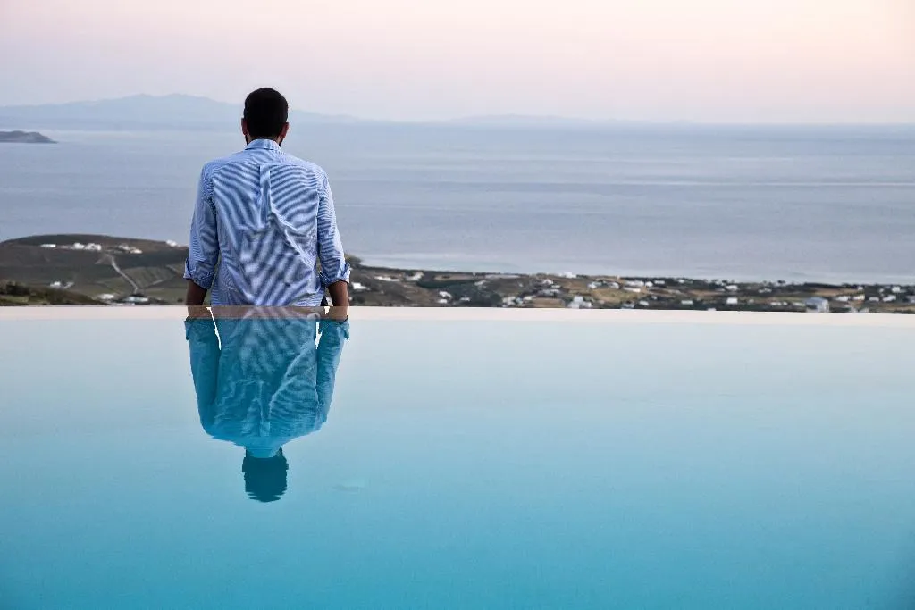 Terrace, Aeolis Tinos Suites, Mykonos