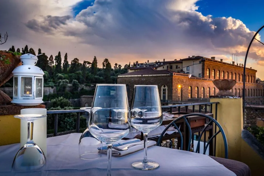 Restaurant, Hotel La Scaletta, Florence