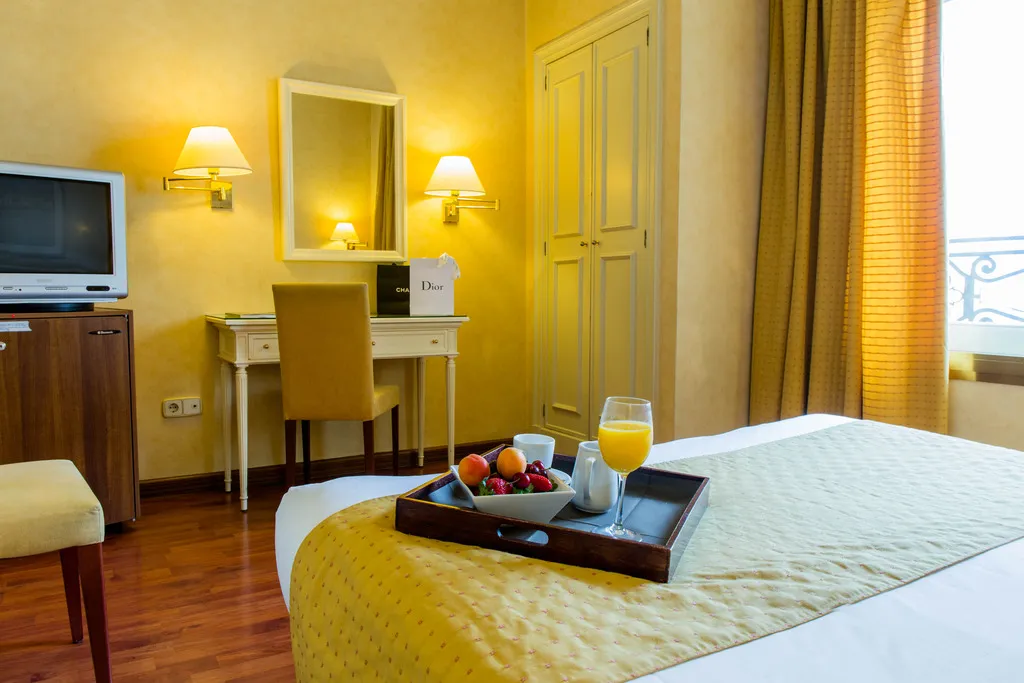 DOUBLE WITH DOUBLE BED Room, Hotel Arosa, Madrid