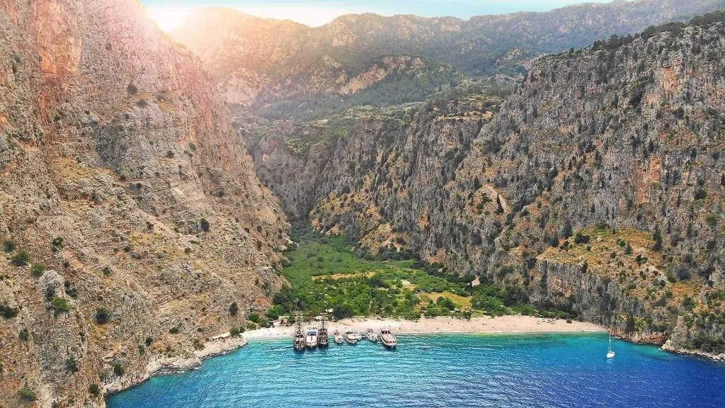 General view, Butterfly Valley Bungalov, Dalaman