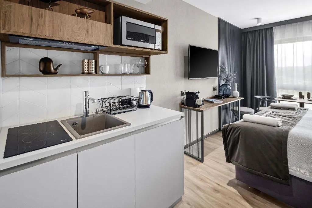 STUDIO ONE BED Room, Boutique Residence Gdańsk, Gdansk