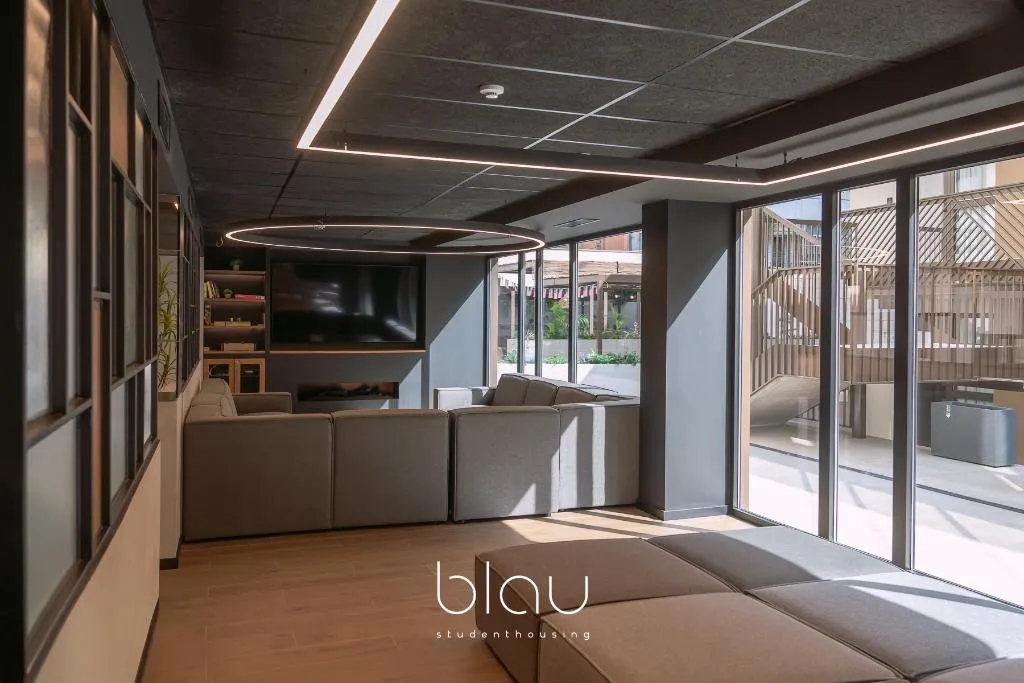 General view, Blau Student Housing, Barcelona