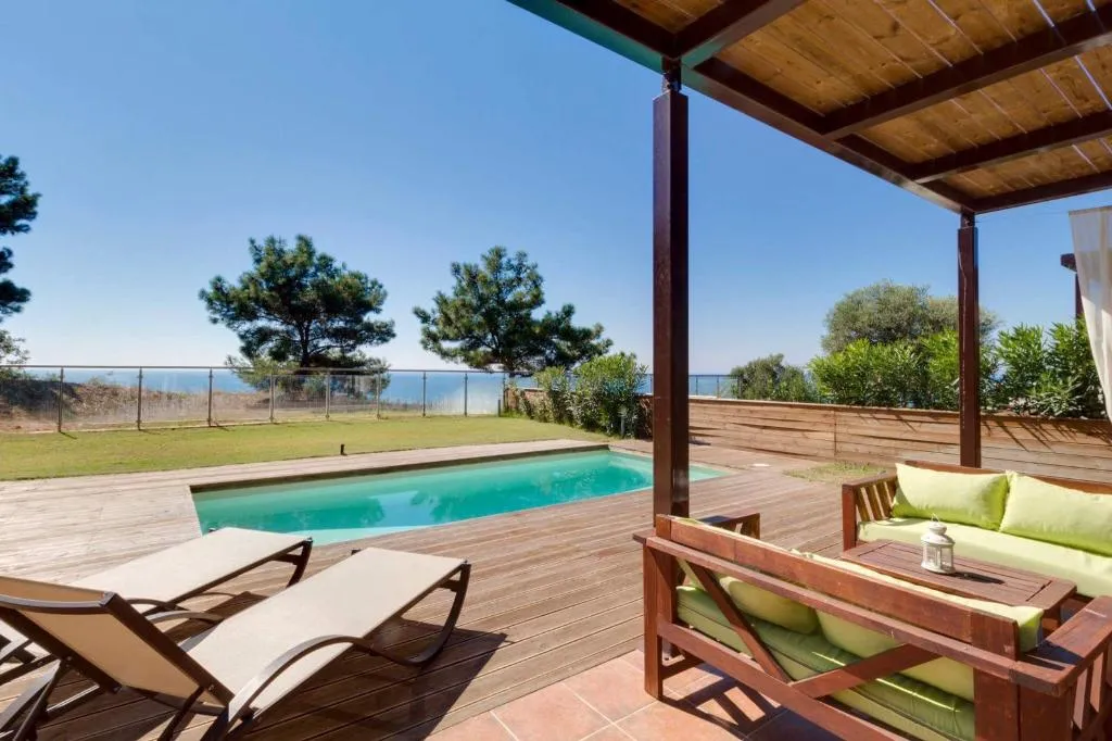 Terrace, Kalma Villas, Halkidiki