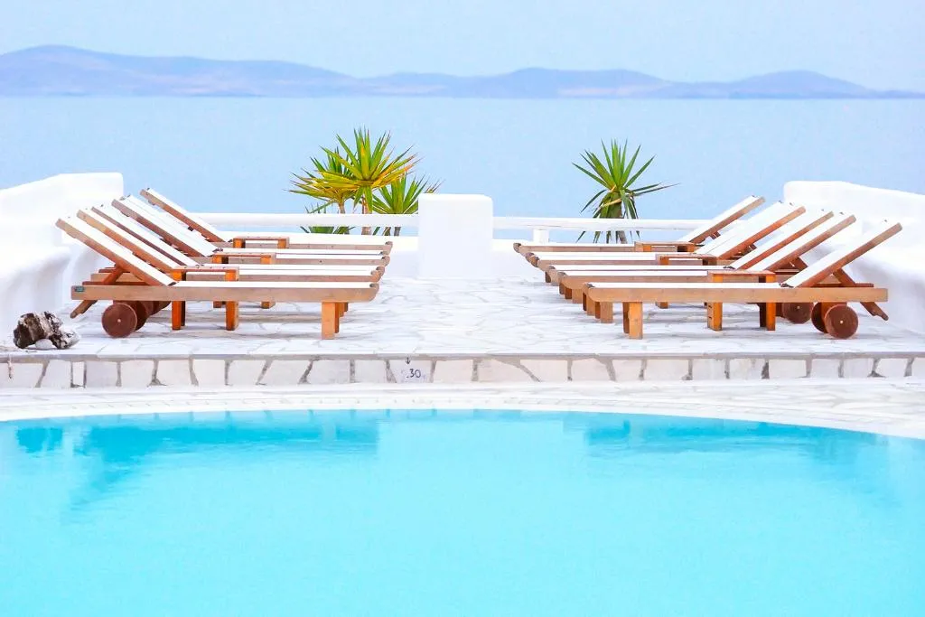 General view, Paolas Beach, Mykonos